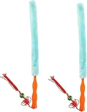 UPKOCH 2Pcs Guzheng Cleaning Brushes Durable Instrument Cleaning Tools for Guzheng Piano and Zither Blue Wiping Accessories for Home Use