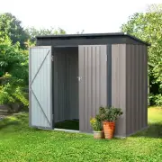 Giantz Garden Shed 1.95x1.31M Sheds Outdoor Storage Steel Workshop House Tool Do