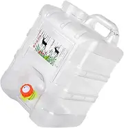 UPKOCH 1pc Portable Water Bucket for Self Driving Tours Lightweight Space Saving Car Water Container Durable PC Material with Tap for Outdoor Travel and Camping