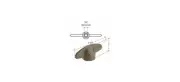 CRL H3968 Stone 3/8" Spline T-Crank Handle for Andersen Windows