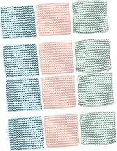 Ciieeo 2sets Kitchen Scrubber Cloth Dish Sponges for Dishes Kitchen Towel Dishwashing Sponge Cleaning Cloth 6pcs*2
