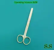 Operating Scissors Blunt-Blunt 6" Straight Full Gold Surgical Instruments