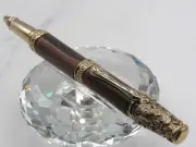 VICTORIAN COCOBOLO WOOD TWIST BALL POINT PEN