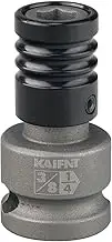 KAIFNT K352-006 3/8-inch Drive to 1/4-inch Hex Bit Holder Socket, 3/8"DR to 1/4"H Quick Change Impact Adapter
