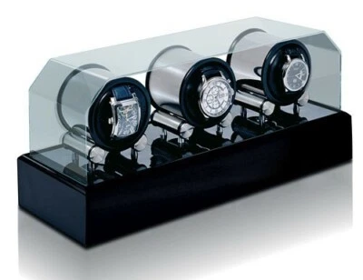 Orbita Futura 3 Triple Automatic Watch Winder Black Laquer W34004