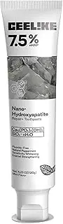 CEELIKE 7.5% Hydroxyapatite Toothpaste – Remineralize and Repair Tooth Enamel with Nano Hydroxyapatite, Daily Use Toothpaste for Stronger Teeth, 120g