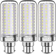 26W LED Light Bulbs, 200W Incandescent Bulbs Equivalent, B22d Bayonet Cap, 3000Lm, 6000K Daylight White, Pack of 3