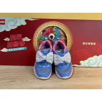 在飛比找蝦皮購物優惠-Skechers 藍色大蝴蝶結燈鞋#二手#9成新#15cm