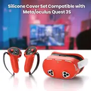 Silicone Protect Case Skin Cover Shell Sleeve for Quest 3S VR Headset Controller