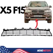 Front Bumper Center Lower Grille Textured Plastic For BMW X5 F15 2014-2018