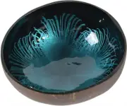 Natural Coconut Bowl Mother of Pearl Inlaid Shell Bowls Key Bowl for Entryway...