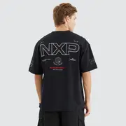 [Nena and Pasadena] Fender Loopback Street Tee Anthracite Black