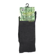 6x Bamboo Loose Top Diabetic Natural Thermal Socks Medical Wide Circulation Warm - Grey