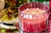Elton John by Slatkin + Co. 14oz Mulled Pomegranate Wine Candle NEW