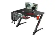 Eureka ERK-GD-4301 Ergonomic GD-4301 Small Gaming Computer Home Offic Desk Black