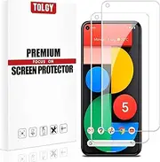 TQLGY Screen Protector for Google Pixel 5 6.0-Inch, 9H Tempered Glass Film, Anti-Scratch, HD Clear, 2-Pack