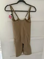 Maidenform Body Shaper Shapewear Wear Your Own Bra Romper Shorts Open Bust XL