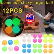Luminous Fluorescent Sticky Wall Ball Target Balls Decompression Fidget Toys Set