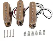 ERINGOGO Gmb129 Guitar Pickup Set Single Coil 48/50/52mm Fixed Circuit Easy to Use