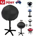 210D Outdoor Round Fire Pit Cover Garden BBQ Grill Bucket Pritector Waterproof