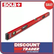 SOLA Aluminium Box Profile Magnetic Spirit Level BIG REDM 3 Vial 200cm REDM3200