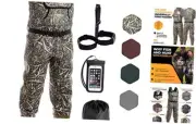 Chest Waders, Waterproof 4mm Neoprene Hunting & Fishing Waders for Men 11 Camo