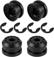 4-Pack Transfer Case Shifter Linkage Control Lever Bushing Grommet with E-Clips for Dodge Ram 1500 2500 3500 4x4 2002-2010 - Shifter Linkage Bushing Replacement for OEM 68078974AA and 68078975AA