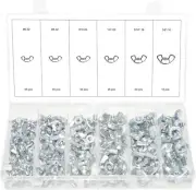 Swordfish 32630 - SAE Steel Wing Nut Assortment, Size from #6 to 3/8", [6 Sizes]