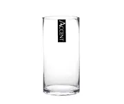 bulk 12 Glass Cylinder Vase 10x15cm