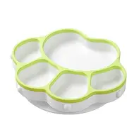 Divided Serving Dishes for Kids,Non-Slip Divided Dishes | Portable Divided Plate for Kids, Suction Plates for Home, Kindergartens, Restaurant