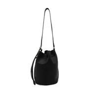Bucket bag logo shoulder bag One size black