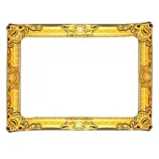 Inflatable Gold Frame 60 x 80cm Photo Party Prop