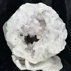 Large Geode 7-1/2" Natural Amethyst Lavender Hue Quartz Crystal Cluster 7.12Lb