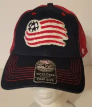 New England Revolution MLS Fitted ONE SIZE STRETCH FIT Hat Cap (NEW NO TAGS)