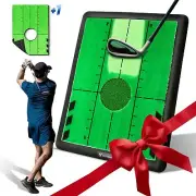 Golf Hitting Mat Reusable & Replaceable Golf Swing Mat for Indoor/Outdoor Tra...