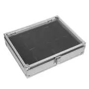 Watch Holder With Glass Lid Watch Display Box Mens Watch Case Watch Box 12 Slots