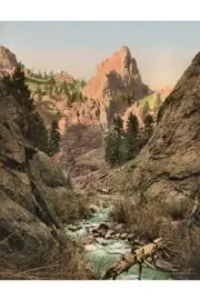 Photo:South Cheyenne Canyon,mountains,cliff,Colorado,CO,c1901