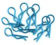 Yeah Racing Body Clips (Blue) (10) (1/10 or 1/8 Scale) [YEA-YA-0594LB]