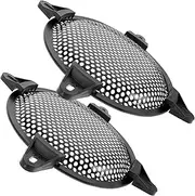 ibasenice 6.5-inch Car Speaker Grille Metal Subwoofer Speaker Covers Easy Installation Steel Construction