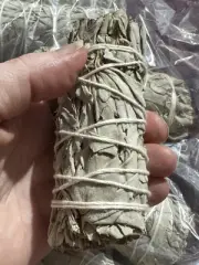 1 X Small White Sage Smudge Stick 4” X 1.5”