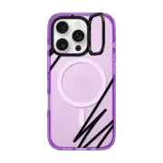 iPhone 16 Pro Impact Ring Stand Case MagSafe Compatible LINE ART
