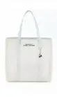 Marc Jacobs Perfect Canvas Ivory/Blue Cherry Charm TOTE BAG
