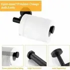 Wall Mounted Toilet Roll Holder Bar Tissue Paper Stand Storage Stainless Steel