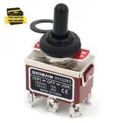 Momentary Toggle Switch DPDT (On)-Off-(On) 3 Position 6 Screw Terminal RT1322FS