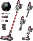 45Kpa Cordless Vacuum Cleaner 550W 60 Min Runtime Touch Screen Detachable Batter