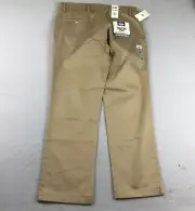 Dockers Pants Mens 34X29 Brown Signature Khaki Straight Flex Comfort Flex NWT
