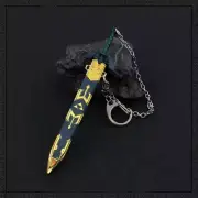 12cm Legend Of Zelda Sword Keychain Display Weapon Pendant Accessories