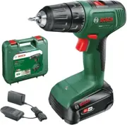 Bosch 18 V Cordless Impact Hammer Drill Driver Kit 2.0ah Battery Charger & Case