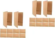 KALLORY 2sets Minimalist Design File Folder Paper Portfolio Folder Pockets for School/Office 10pcs*2