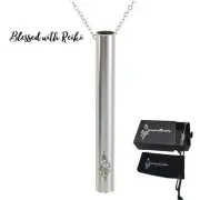 Breathing Necklace for Anxiety/Replace Vape- Blessed with Reiki - Without Box